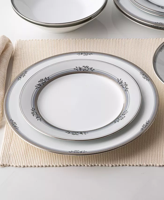 Noritake Laurelvale 4 Piece Dinner Plate Set Service for 4