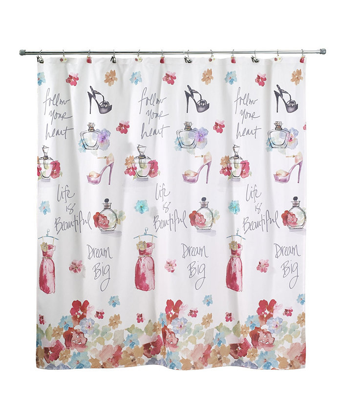 Avanti Dream Big Printed Shower Curtain 72 x 72