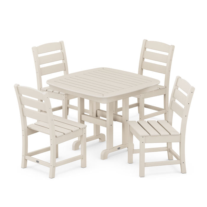 Polywood Lakeside 5-Piece Side Chair Dining Set PWS652-1