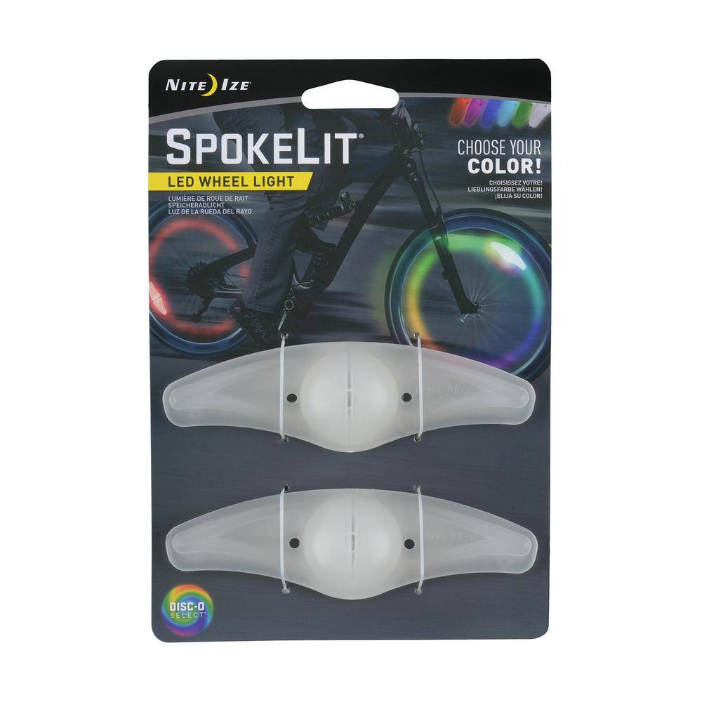 Nite Ize SpokeLit LED Wheel Light (2-Pack) SKL2-07-2R6