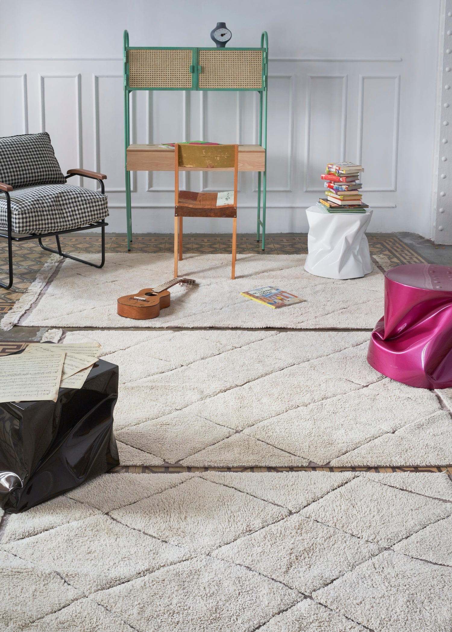 Rugcycled Bereber Rug