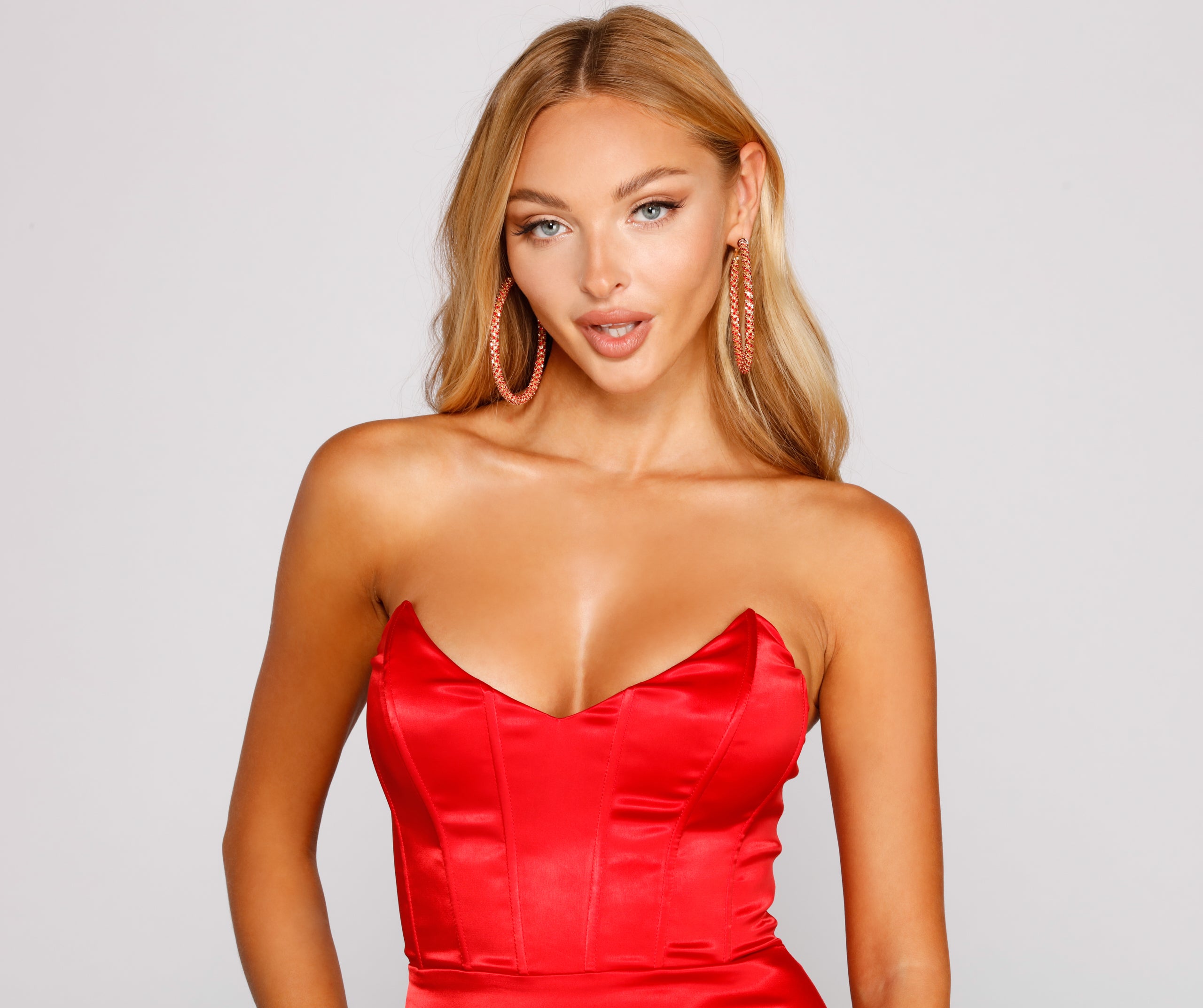 Too Hot To Handle Satin Mini Dress