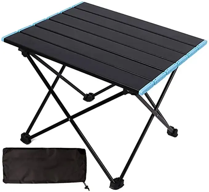 Factory Wholesale Portable Picnic Aluminum Table Foldable Camping Picnic Table For 3 4 Person