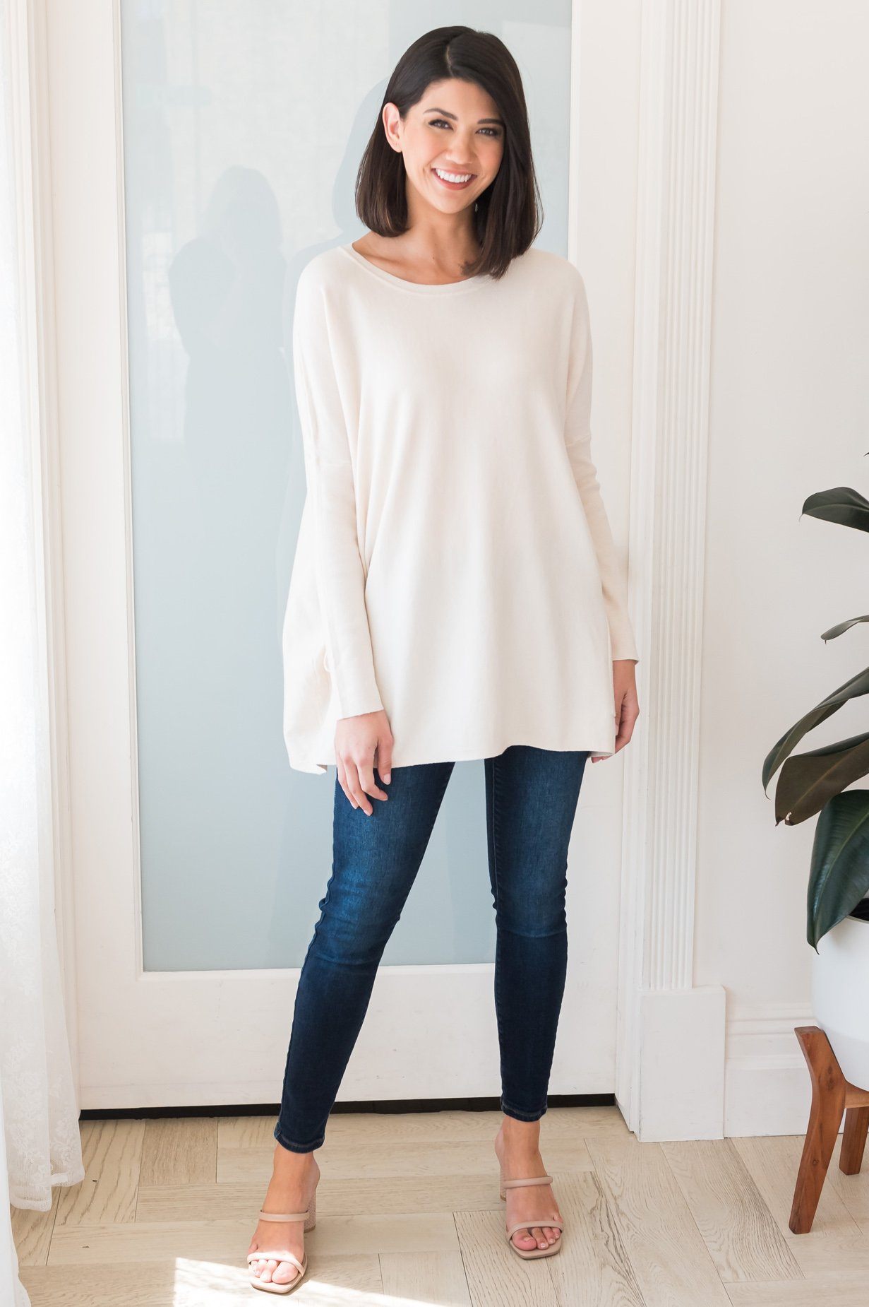 Casual Chic Modest Oversize Sweater