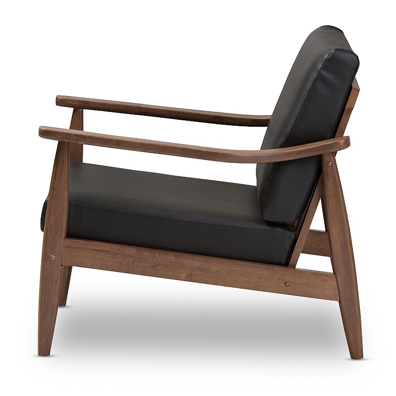 Baxton Studio Venza Mid-Century Modern Arm Chair