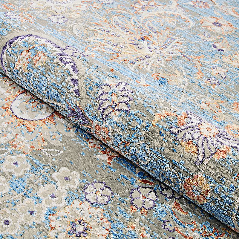 Couristan Vibrata Chateau Multi-Pacific Blue Area Rug