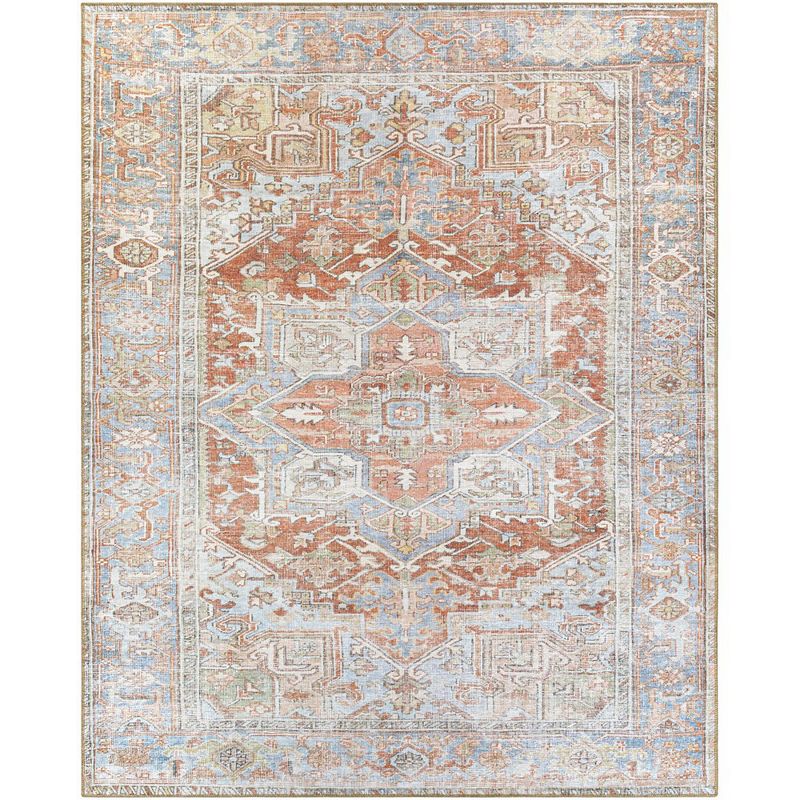 Oak Forest Traditional Washable Area Rug