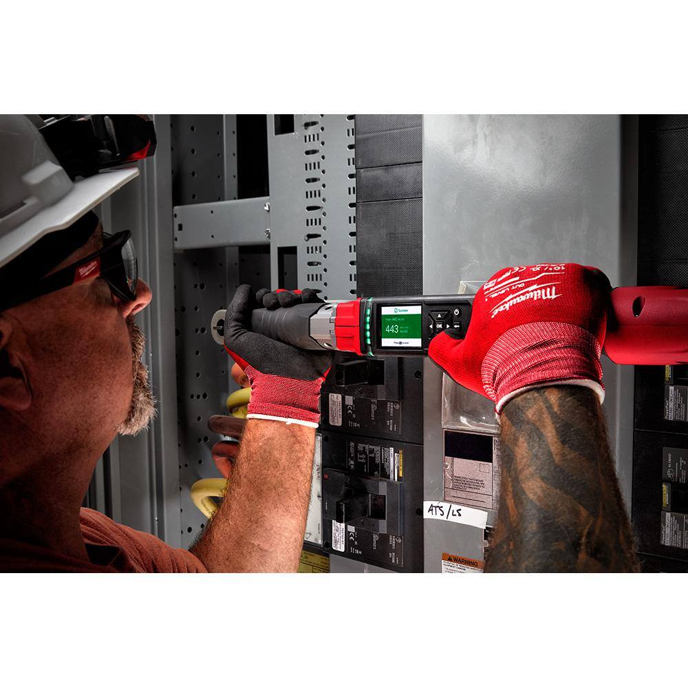 MW M12 FUEL One-Key 12-Volt Lithium-Ion Brushless Cordless 38 in. Digital Torque Wrench  38 in. Impact Wrench (2-Tool) 2465-20-2554-20