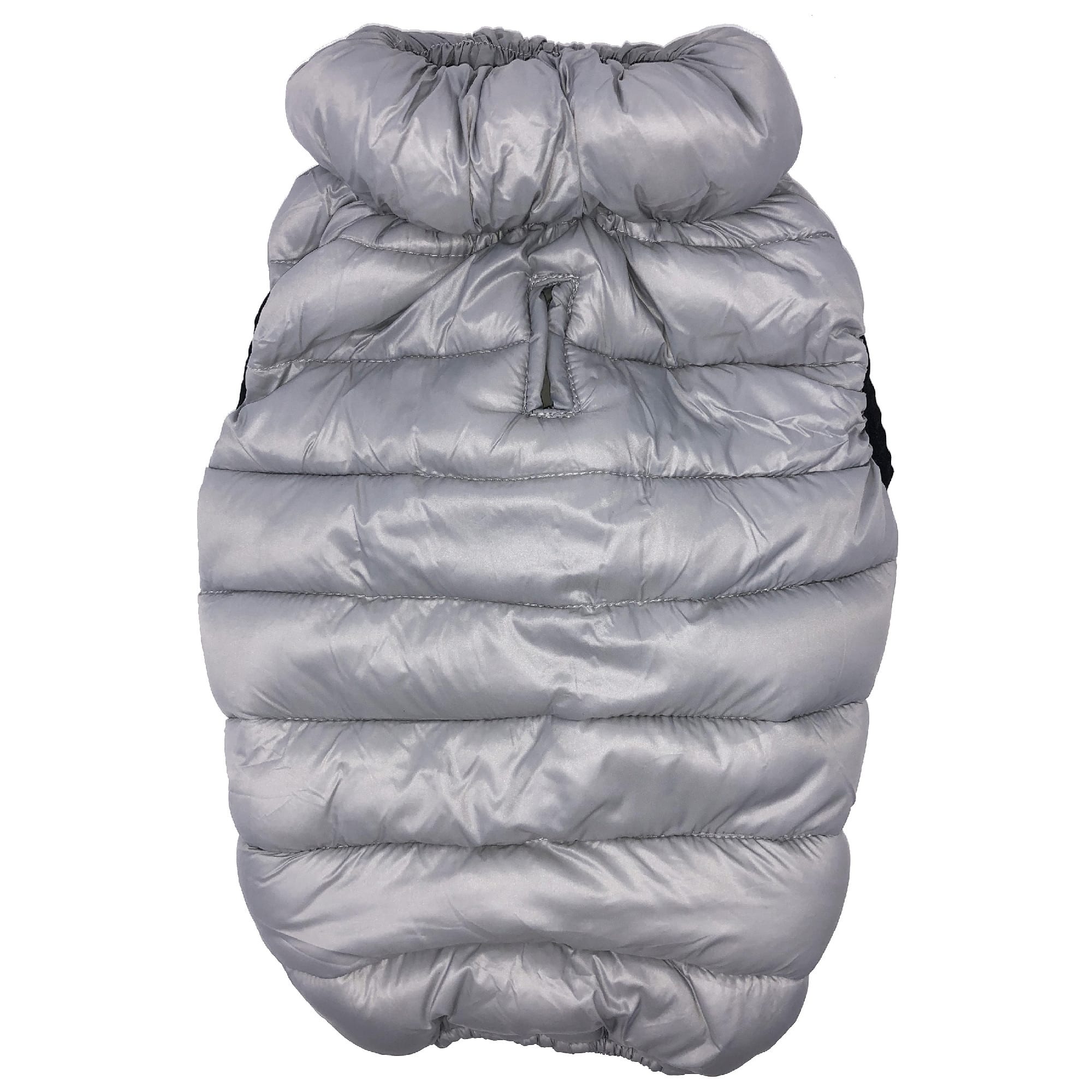 Pet Life Grey Pursuit Quilted Ultra-Plush Thermal Dog Jacket， X-Small