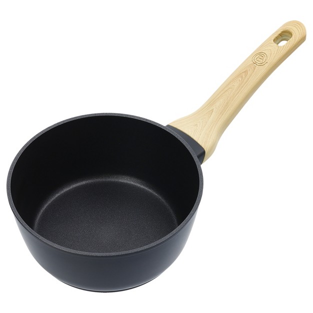 Masterchef 7 9 in Sauce Pan With Tempered Glass Lid And Soft touch Bakelite Handle