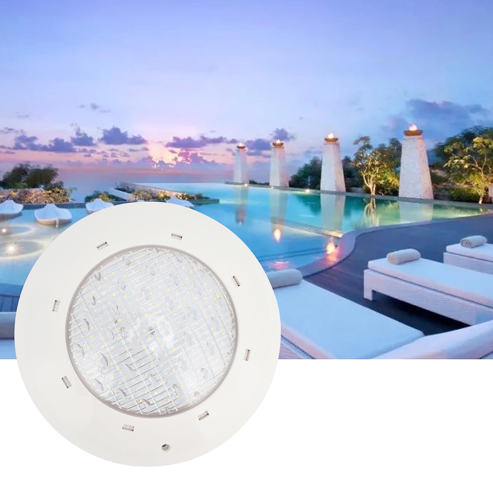 Waterproof Led Swimming Pool Lamp With Smd2835 Technology For Underwater Lighting - Ac12v White Light， Durable Plastic Design (ip68)[25w ]