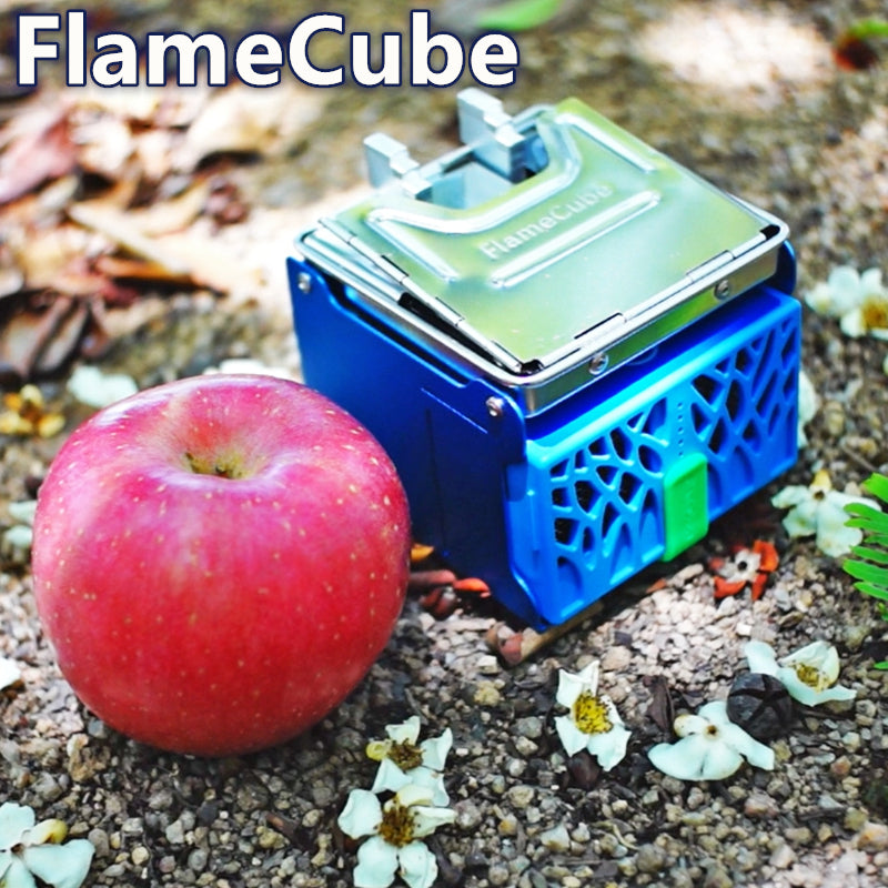 Snow deer Flame Cube Portable Wood Buring Camp Stove Outdoor Folding Backpacking Stove With Battery To Power USB Charging 2022