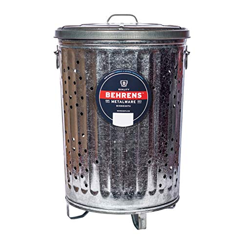 behrens manufacturing rb20 composter trash can, 20 gal