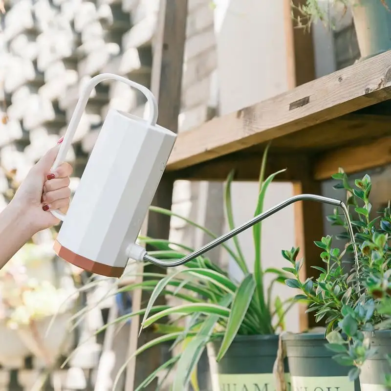 Indoor Outdoor Watering Can  Long Spout Water Can Stainless Steel Garden Watering Cans For House Plants/