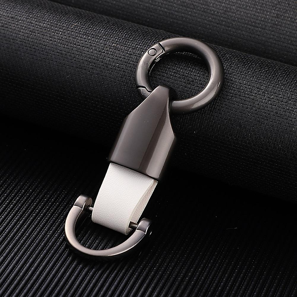 Car Key Keychain Universal Leather Auto Vehicle Key Chain Keychain Holder Claret