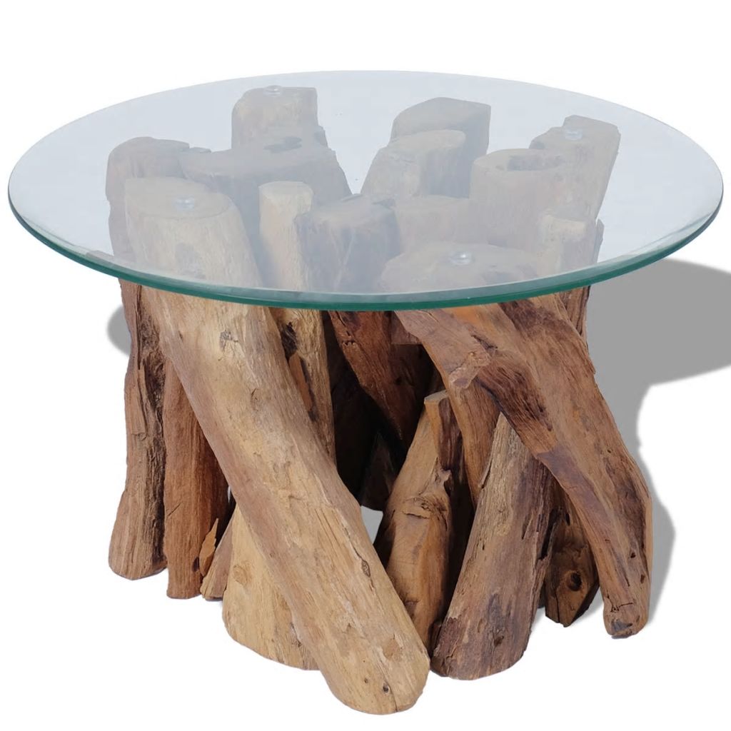 Coffee Table Solid Teak Driftwood 23.6