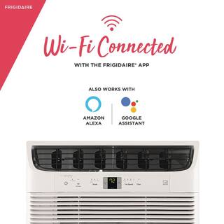 Frigidaire 15100 BTU Connected Window-Mounted Room Air Conditioner in White FHWW153WBE