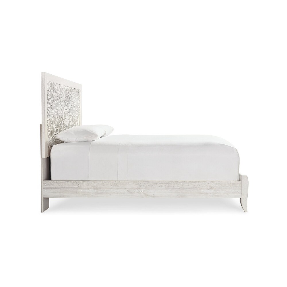 Signature Design by Ashley Paxberry White Queen Panel Bed