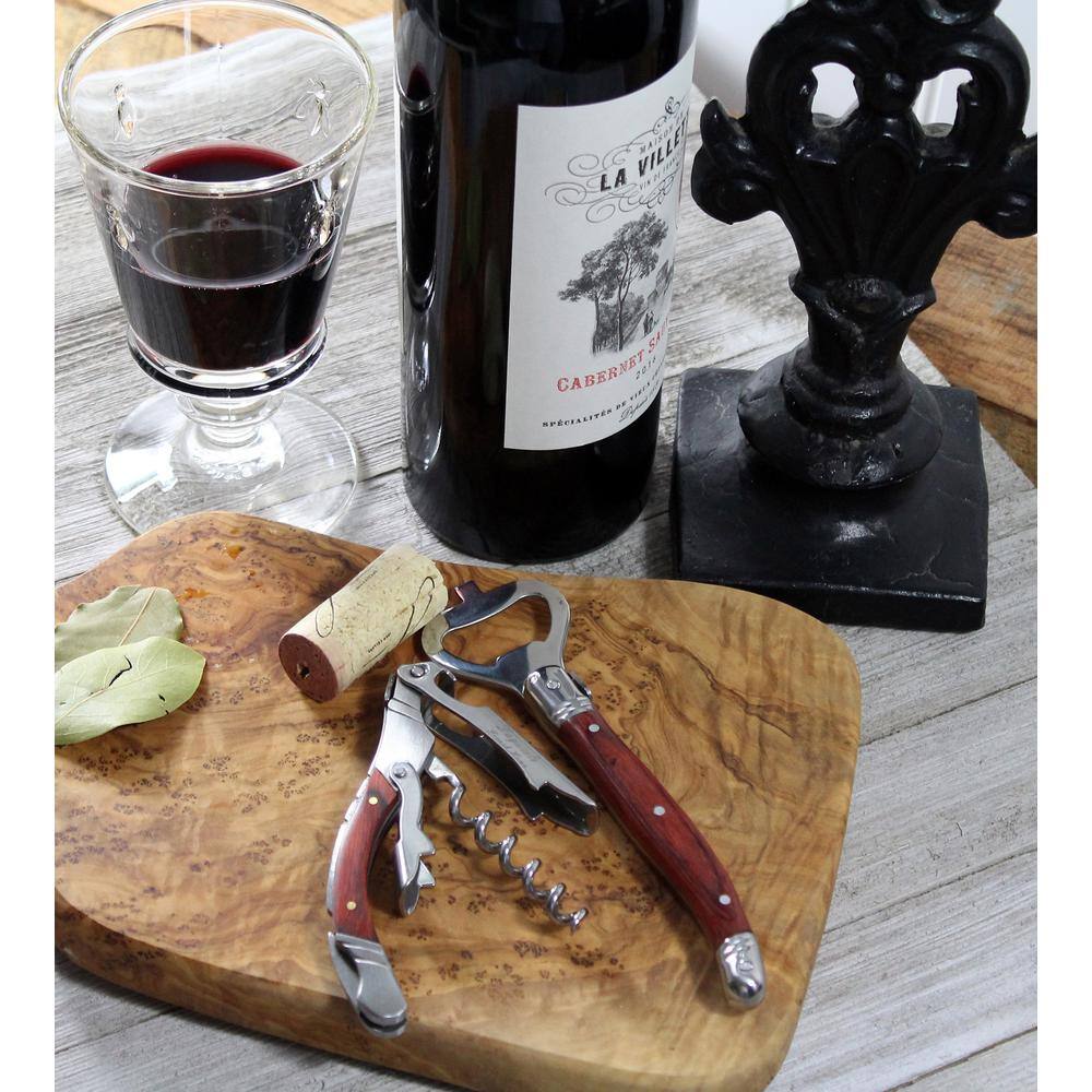 Laguiole 2-Piece Bottle Opener Bar Set with Pakkawood Handles LG053