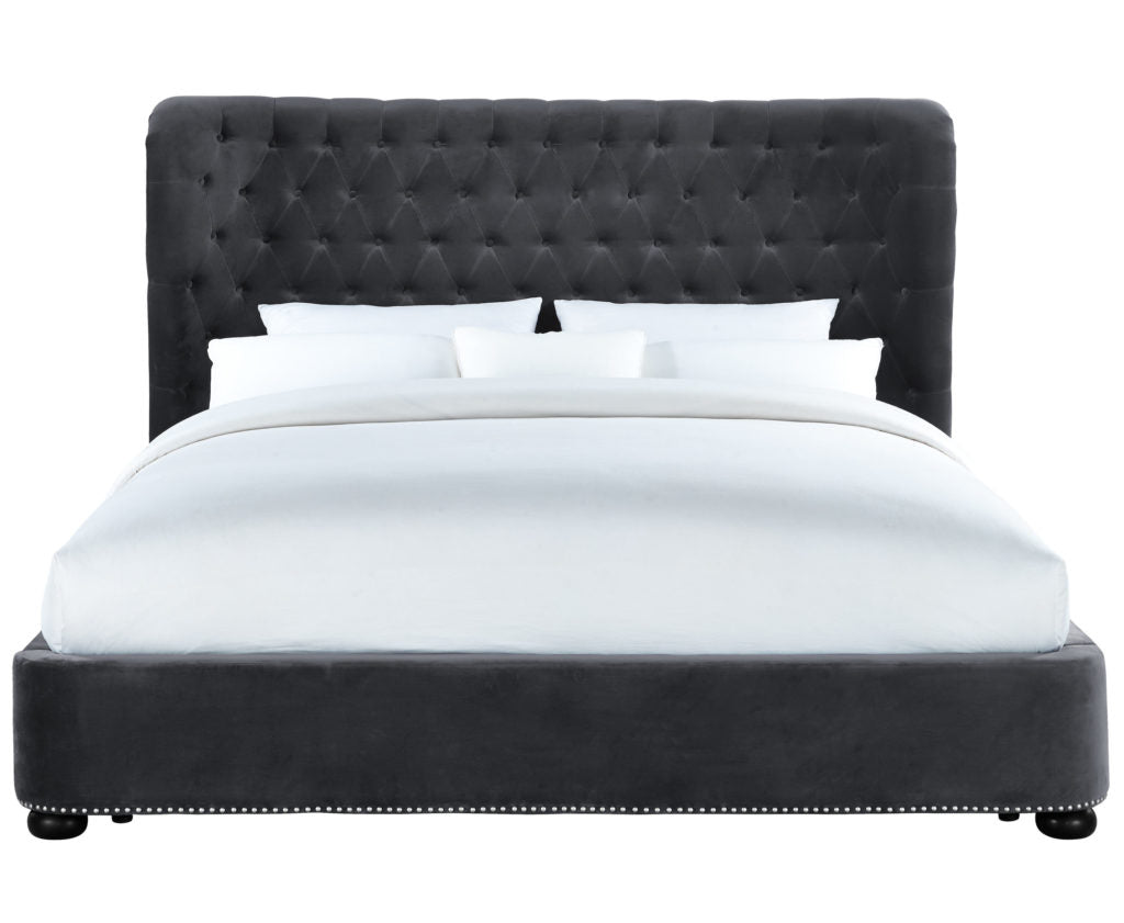 Finley Velvet Bed in Queen