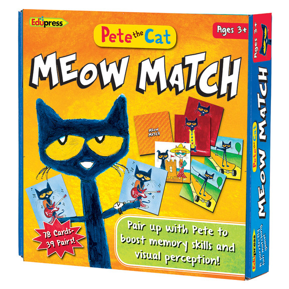 Edupress EP 2075 Pete The Cat Meow Match Game