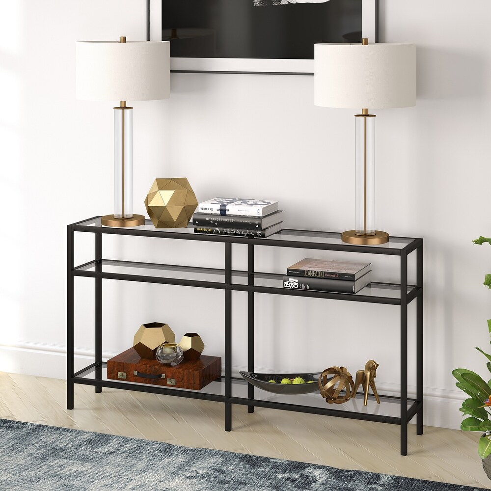 Silver Orchid Galeen Console Table