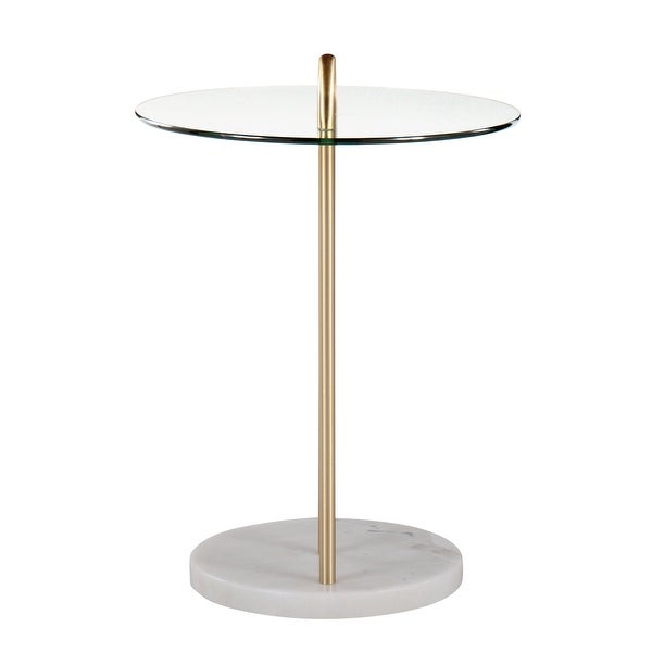 Silver Orchid Battista Side Table