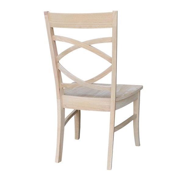 Unfinished Milano Dining Chairs - Set of 2