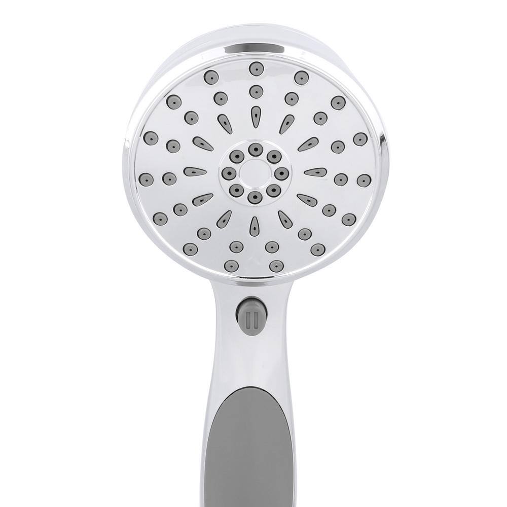 Delta ActivTouch 9-Spray Patterns 1.75 GPM 4.5 in. Wall Mount Dual Shower Heads in Chrome 75831C