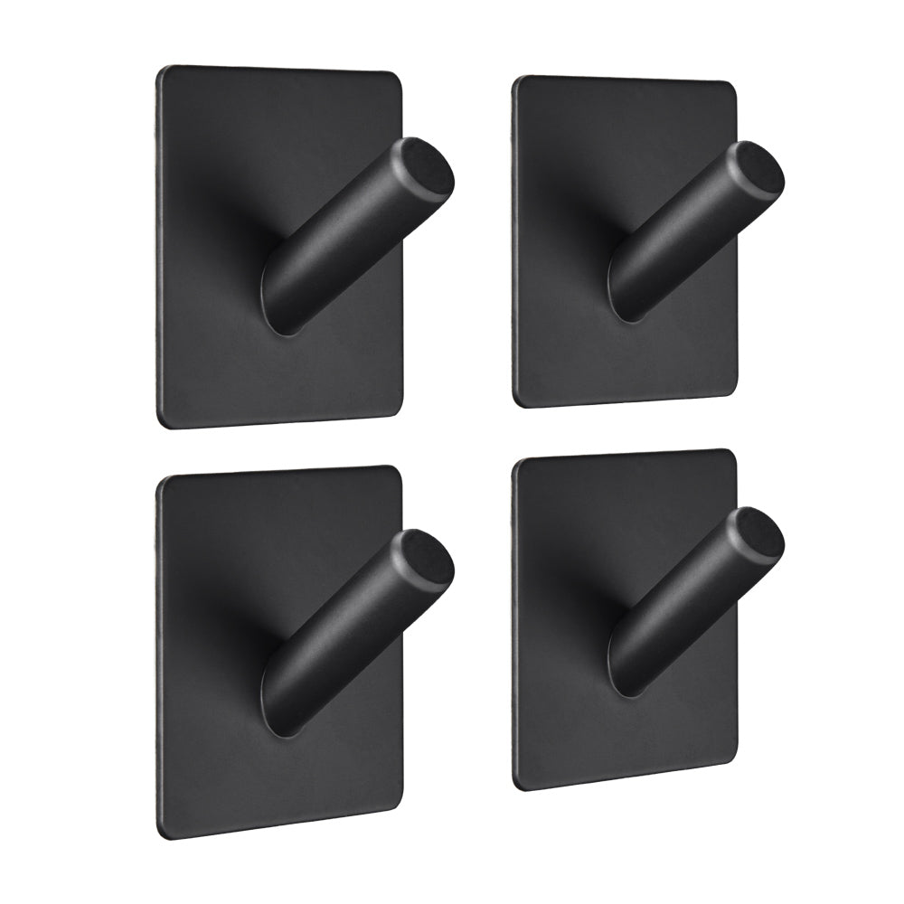 Aquaterior Stainless Steel Modern Robe Hooks 4-Pack