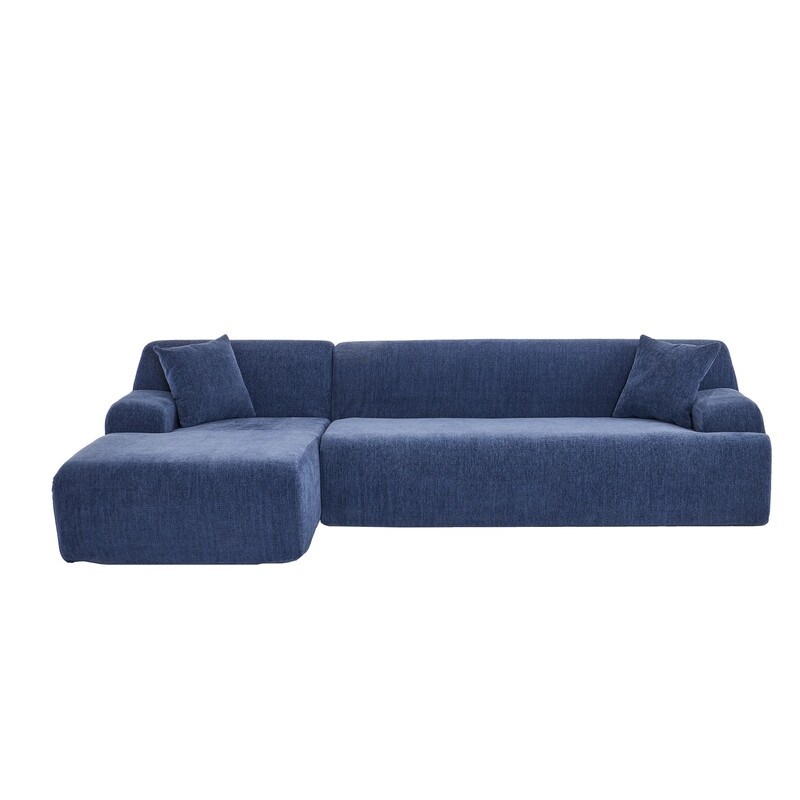 2 Piece Free Combination Modern Large L Shape Modular Sectional Sofa