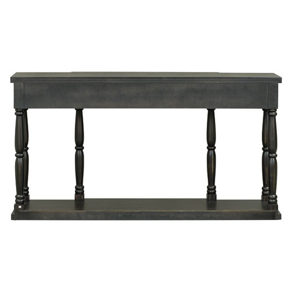 Console Table with 4 Front Facing Storage Drawers