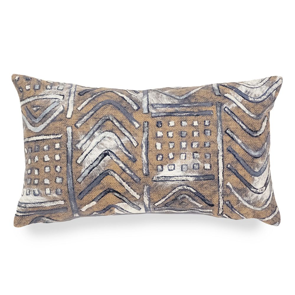 Liora Manne Visions III Bambara Indoor Outdoor Oblong Throw Pillow