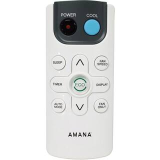 Amana 6000 BTU Window AC wRemote Control for Rooms up to 250 Sq. ft. Timer Sleep Mode Auto-Restart Digital Display AMAP061CW