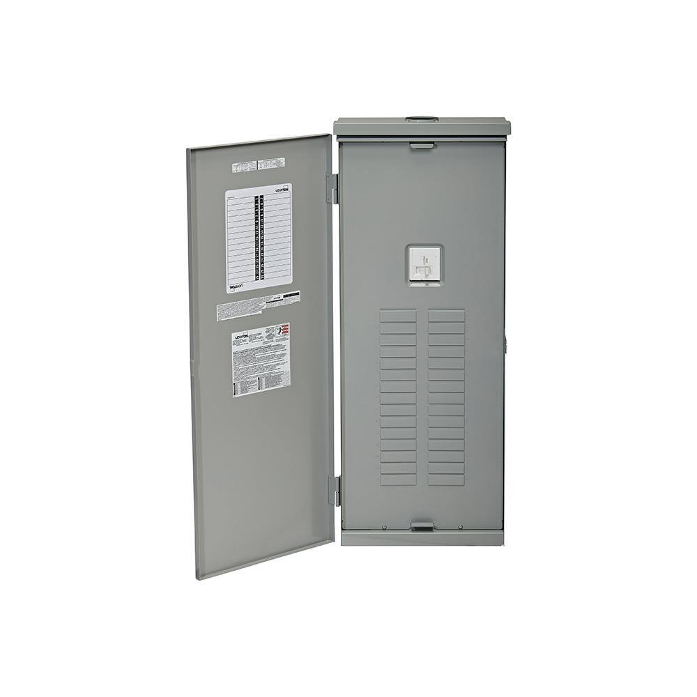 Leviton 200 Amp 30-Space Outdoor Load Center with Main Circuit Breaker LR320-BDD