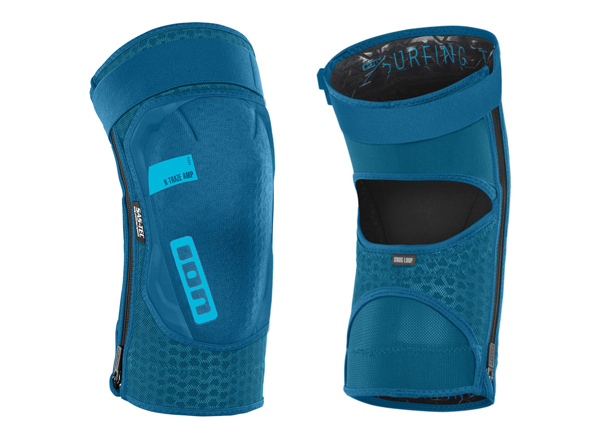 ION K-Traze AMP Zip Knee Pads - Ocean Blue - 2019