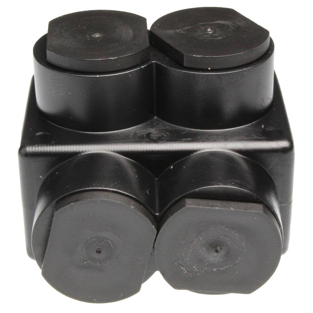 RACO BURNDY Black Dual-Rated Unitap Mechanical Connector 1-Pack 1PL20-2BAG1R