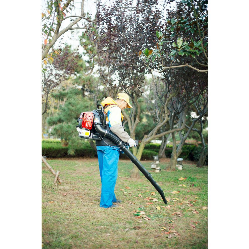 Kadehome 175 MPH 530 CFM 52cc 2-Cycle Gas Backpack Leaf Blower with Extention Tube GH-017