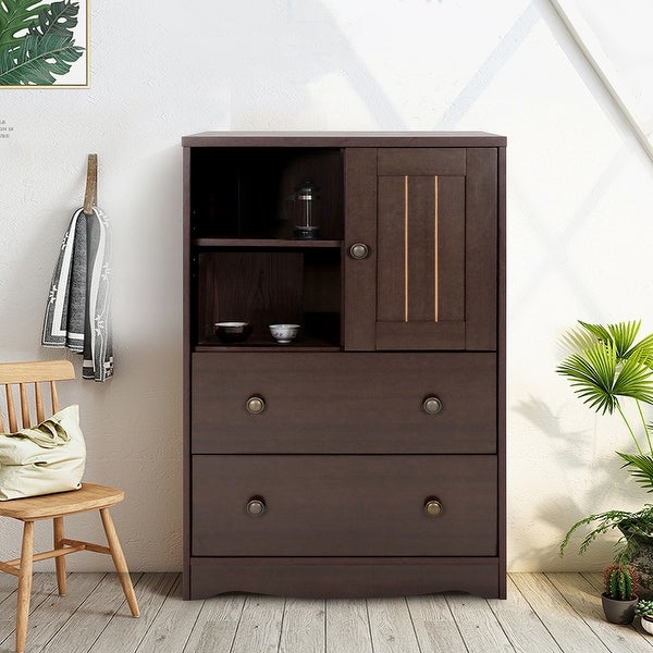 23.2'' Wide 2 Drawer Storage Cabinet