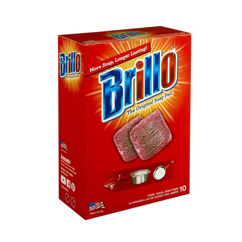 BRILLO STEEL WL PAD 10CT