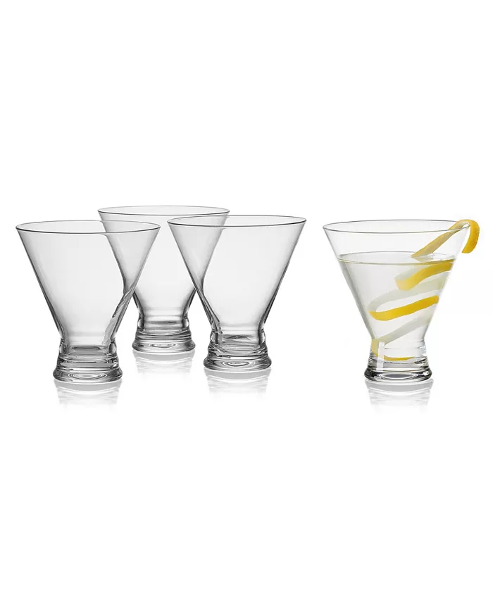 Mikasa Craft 12 Ounce Martini Cosmo Glass 4-Piece Set