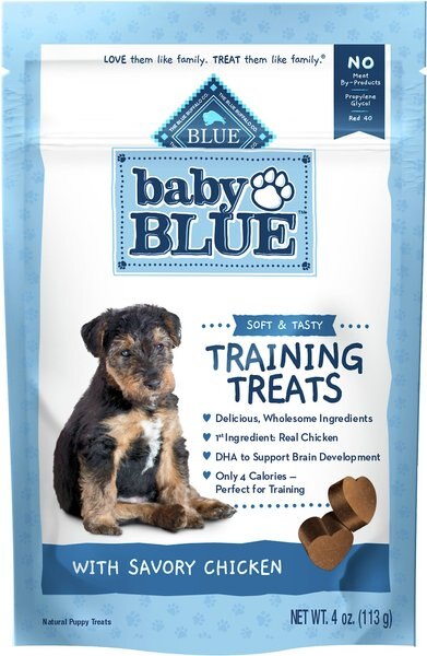 Blue Buffalo Baby Blue Natural Savory Chicken Puppy Treats， 4-oz bag