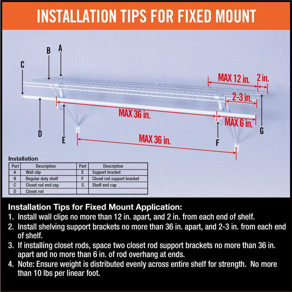 Everbilt 12 in. Fixed Mount Corner Shelf and Rod 90188