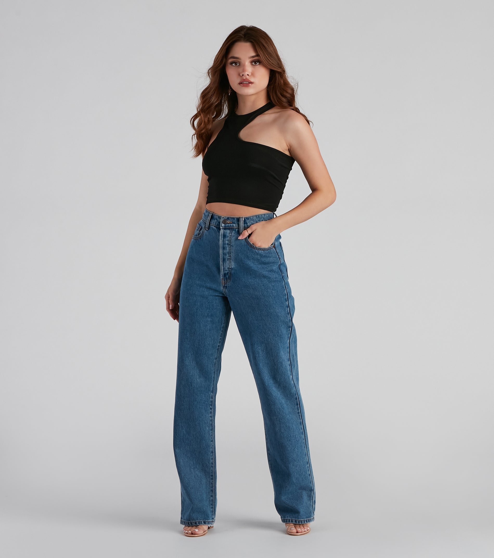 Everyday Trendsetter Cutout Crop Top