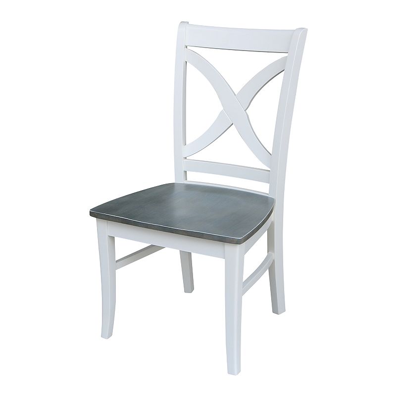 International Concepts Vineyard X-Back Dining Chair 2-piece Set