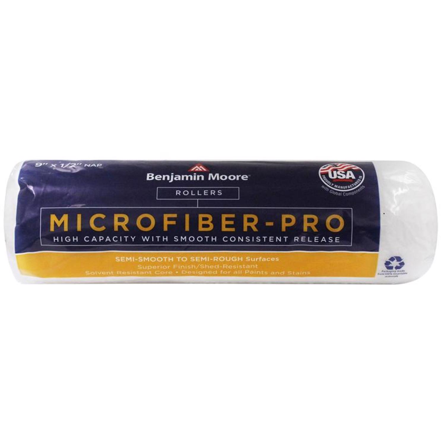 Benjamin Moore Microfiber 9 in. W X 1/2 in. Regular Roller 1 pk