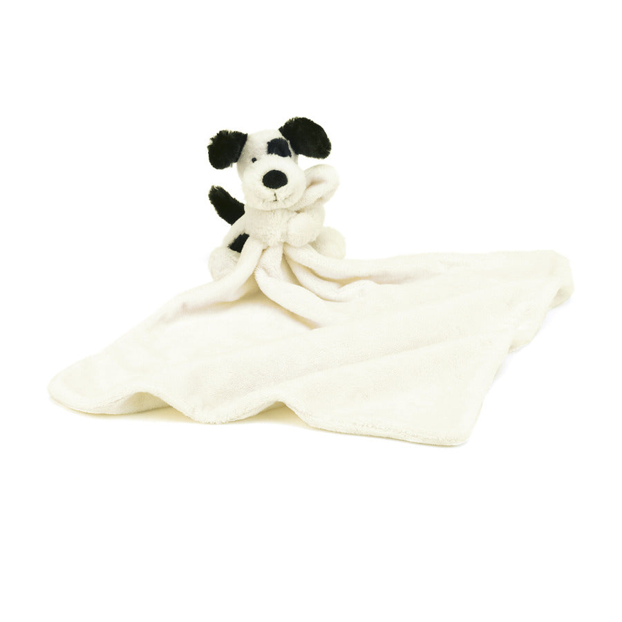 Soother Bashful Black + Cream Puppy by Jellycat