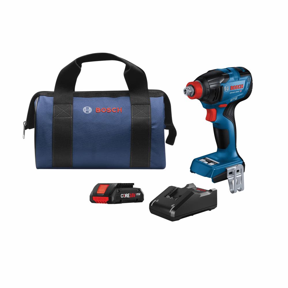 Bosch 18V Freak 1/4 and  1/2 Two In One Bit/Socket Impact Driver Kit ;