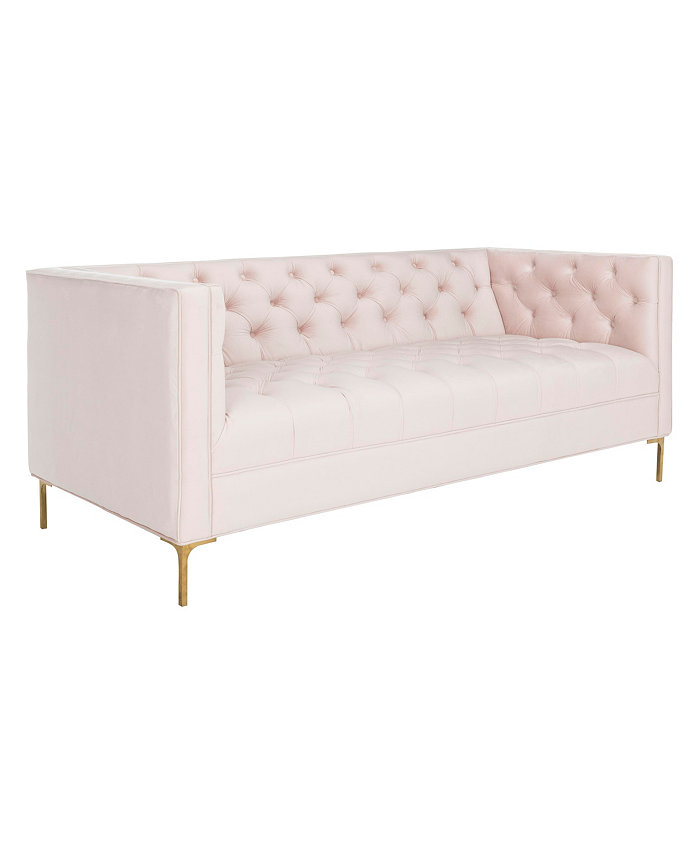 Safavieh Vydia 70 Velvet Tufted Sofa