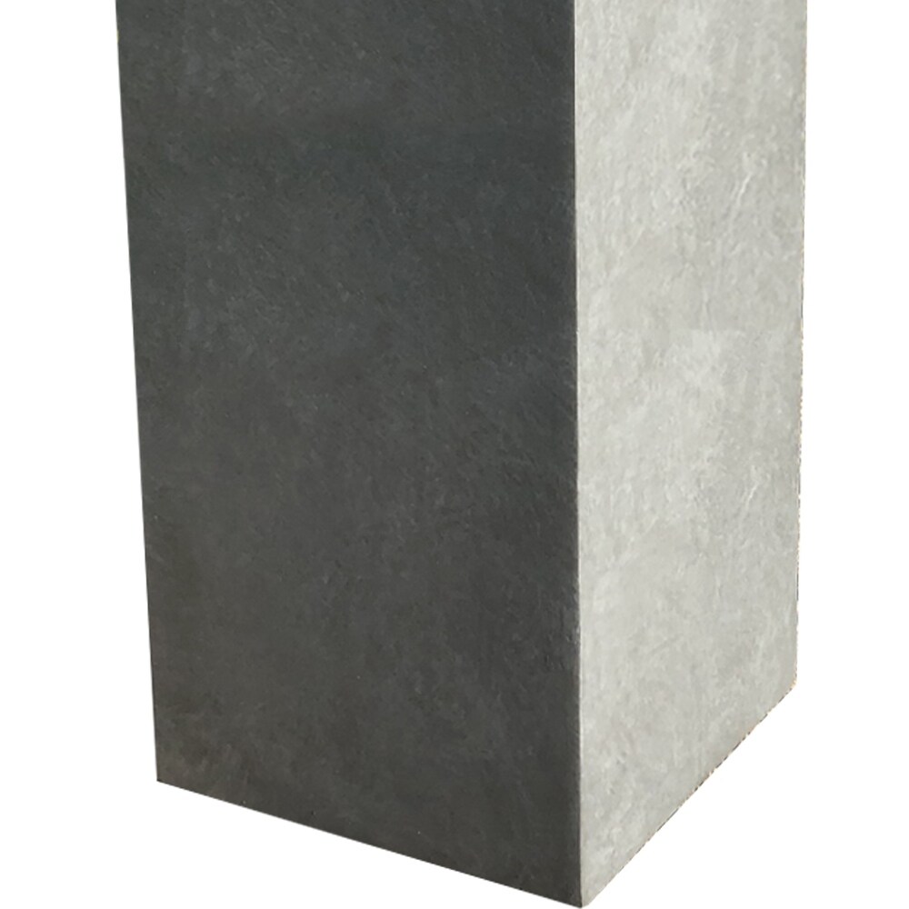 Durx litecrete Lightweight Concrete Cement Color Tall Planter Medium   11'x11'x23.6'